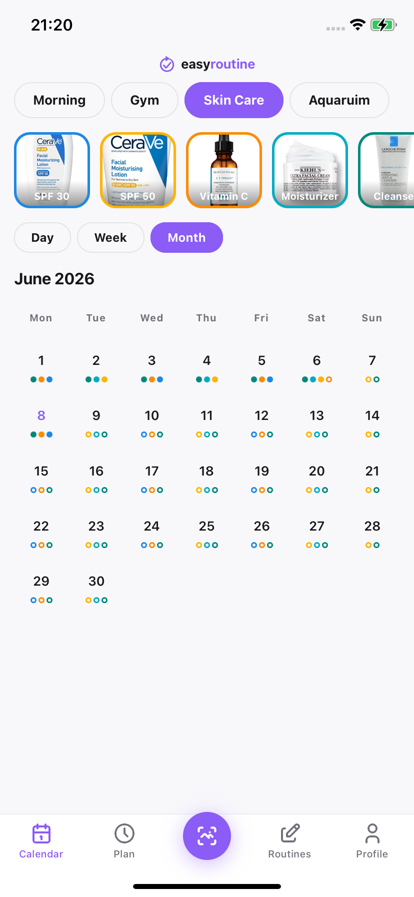 Month view
